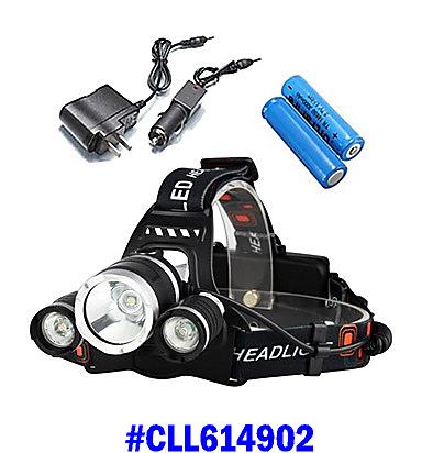 Rechargeable 3000 lm Headlamps