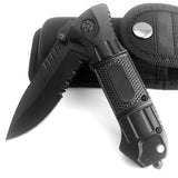 Black 440 Steel Blade Knife