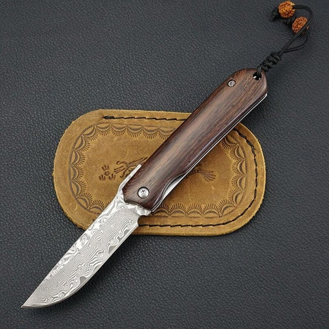Very Rustic Damascus Knife