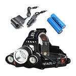 Rechargeable 3000 lm Headlamps